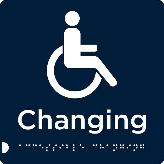 Accessible Changing Sign