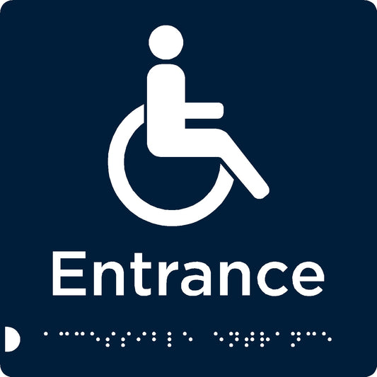Accessible Entrance sign